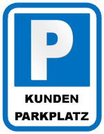Kundenparkplatz